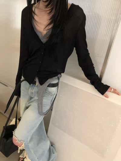 W5成團！《l&k》直紋斜排扣cd (onni推pink & sky)24