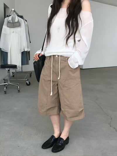 W7成團！《26春夏爆紅設計師》六分工作褲10