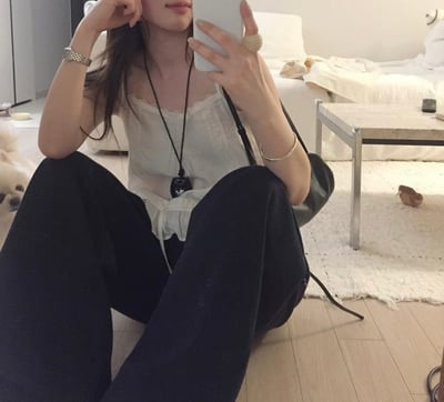 早鳥價開團中！《清新甜美》最愛的部落客選品下綁帶背心10