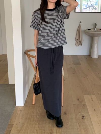 W6成團！《花語家》超Q彈條紋T回歸!(推新色高級gray)8