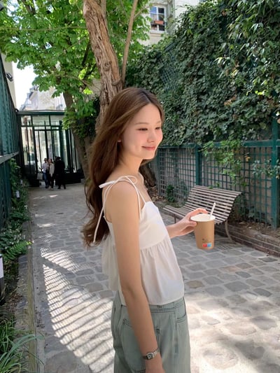 敗部復活開團中！《ounce》W8肩膀綁帶寬擺細肩背心3