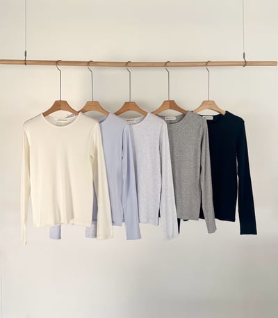 黑色現貨！《巧克力》後中線外縫線打底衣3