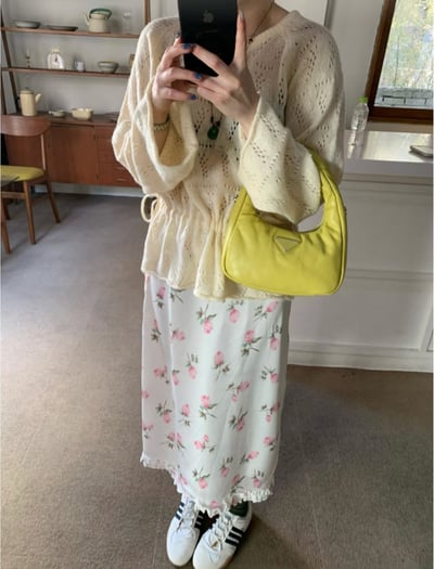 早鳥價開團中！《小資湊免運》後鬆緊花瓣下擺半裙5