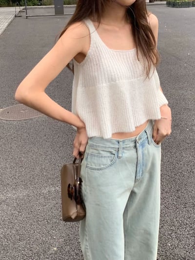 W7成團！《ounce》洗舊淺藍牛褲9