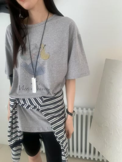 W7成團！《夏日T shirt》Merci beaucoup tee2