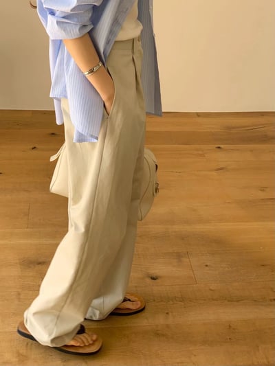 W7成團！《ounce》單褶棉西長褲13