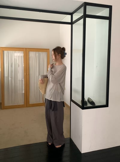 早鳥價開團中！《夏天的褲》v家側邊線條顯瘦長褲5