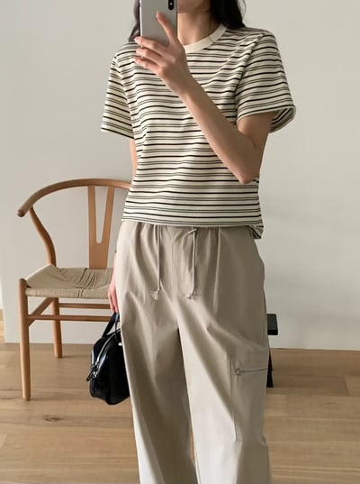 W6成團！《花語家》超Q彈條紋T回歸!(推新色高級gray)12