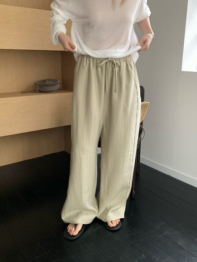 早鳥價開團中！《夏天的褲》v家側邊線條顯瘦長褲1