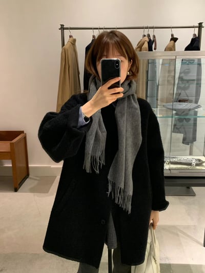 橄欖現貨！《ounce配件/推橄欖色》soft wool 圍巾21