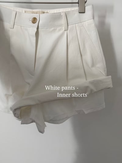 早鳥價開團中！《v家》顯瘦皺褶寬褲管短褲11