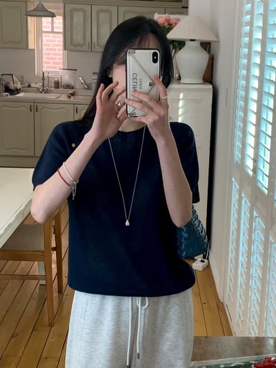 W7成團！《可愛甜美》10色馬卡龍短袖針織5