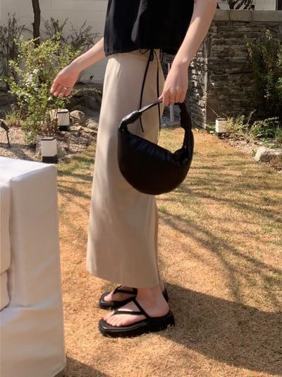 早鳥價開團中！《ounce》直筒後開衩長裙2