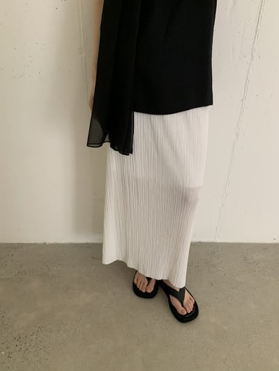 早鳥價開團中！《夏天的褲》新廠商皺皺裙(後開衩)4