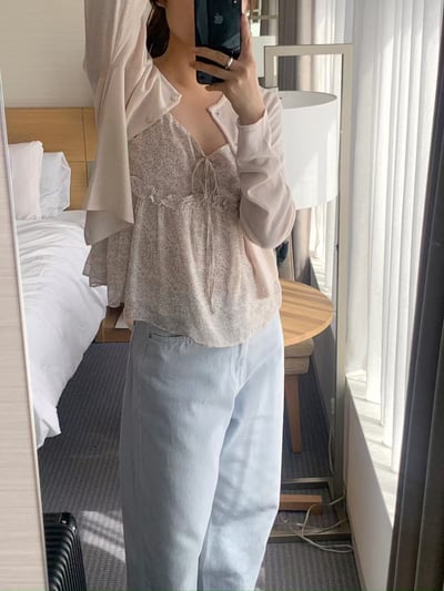 早鳥價開團中！《背心富翁》小清新家的碎花背心2