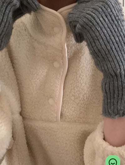 年後出貨！《平價韓貨》teddy jumper 翻領搖粒絨11