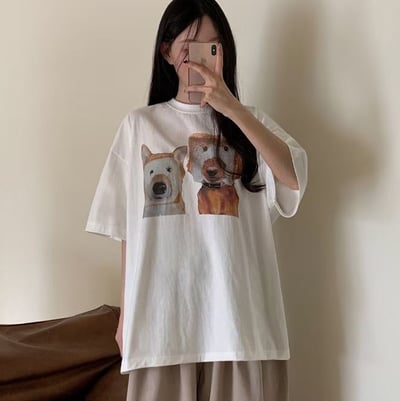 W7成團！《夏日T shirt》吐司面膜狗狗tee10