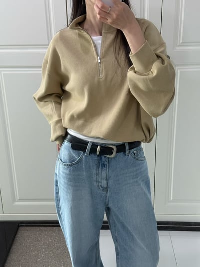 W5成團！《like jennie》半拉鍊jumper套裝(短褲長褲都有)6