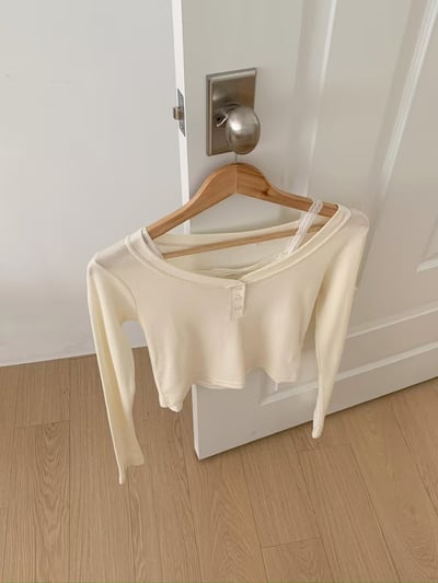 W5成團！《小清新》button T+ lace vest23