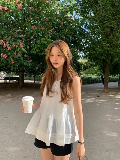 W10成團！《ounce》漂亮粗肩帶法式襯裙1