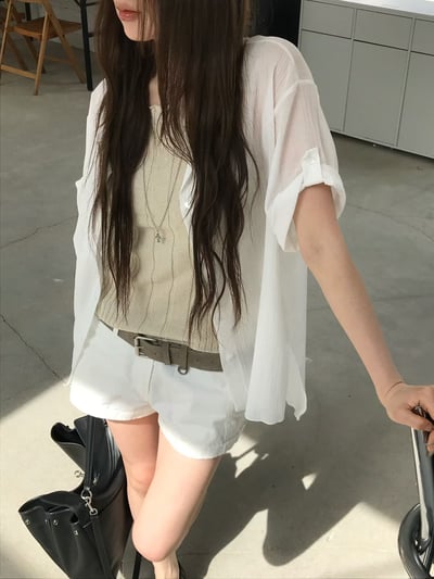 W7成團！《26春夏爆紅設計師》不規則直紋針織背心13