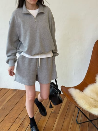 W5成團！《like jennie》半拉鍊jumper套裝(短褲長褲都有)21