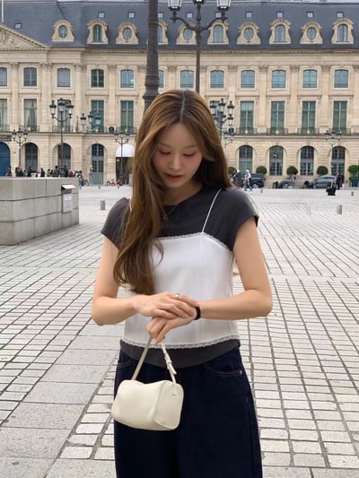 早鳥價開團中！《ounce》背後綁帶lace細肩帶直條紋背心17