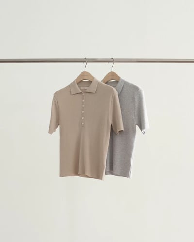W8成團！《ounce》基礎款排釦POLO KNIT2