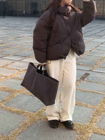 奶茶現貨！咖色特價預購！《簡約好看》帽子可拆羽絨外套12