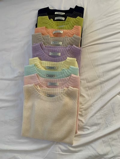 W7成團！《可愛甜美》10色馬卡龍短袖針織22