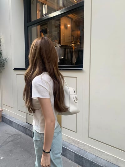 W9成團(早鳥價維持)！《ounce》胸前抓皺短袖上衣3