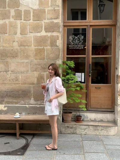 早鳥價開團中！《ounce》26春夏第一件粉色直紋襯衫4