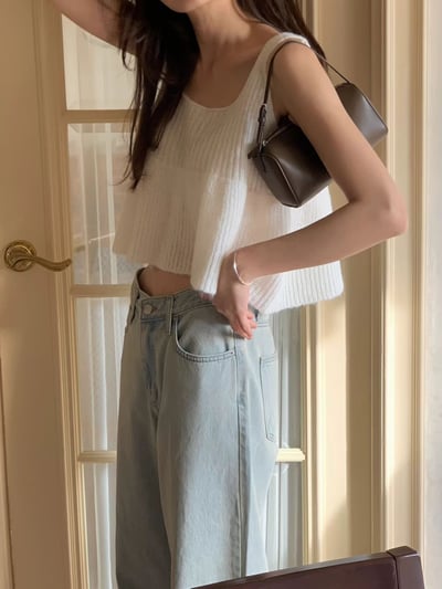 W7成團！《ounce》洗舊淺藍牛褲12