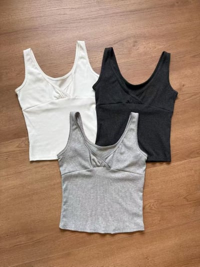 last 1早鳥價！《小資湊免運》寬肩帶蕾絲交叉背心17