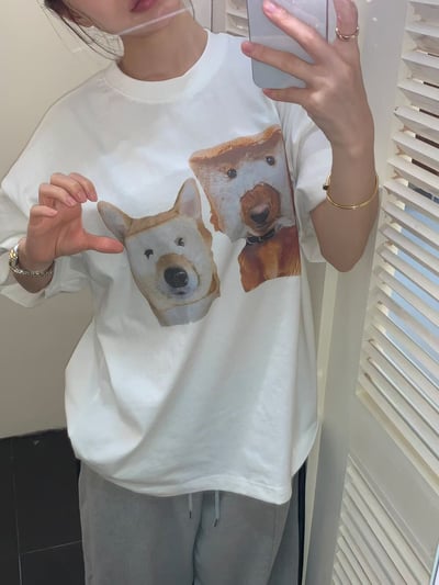 W7成團！《夏日T shirt》吐司面膜狗狗tee7
