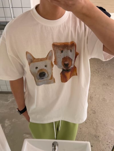 W7成團！《夏日T shirt》吐司面膜狗狗tee20