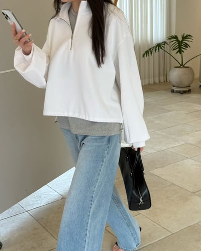 W5成團！《like jennie》半拉鍊jumper套裝(短褲長褲都有)22