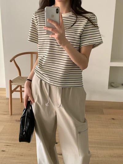 W6成團！《花語家》超Q彈條紋T回歸!(推新色高級gray)11