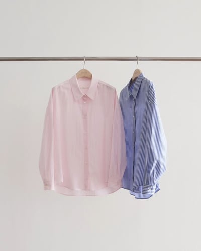 早鳥價開團中！《ounce》26春夏第一件粉色直紋襯衫25