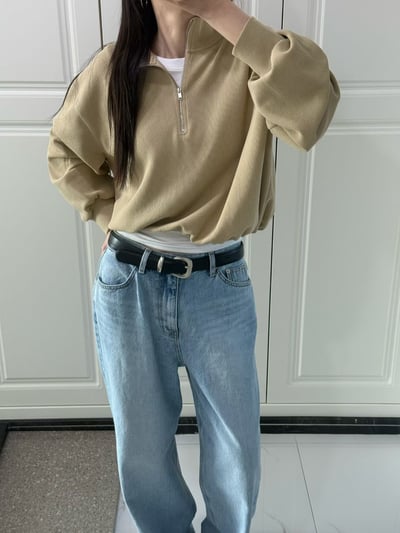 W5成團！《like jennie》半拉鍊jumper套裝(短褲長褲都有)9