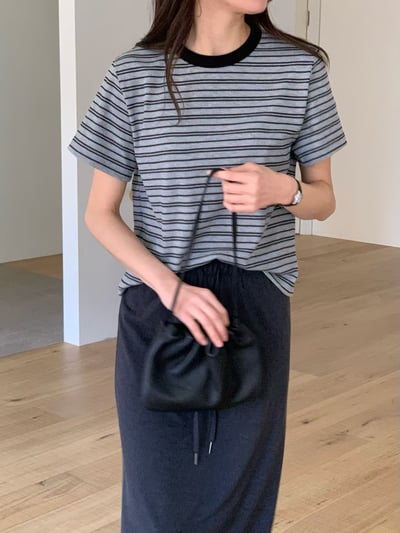 W6成團！《花語家》超Q彈條紋T回歸!(推新色高級gray)9