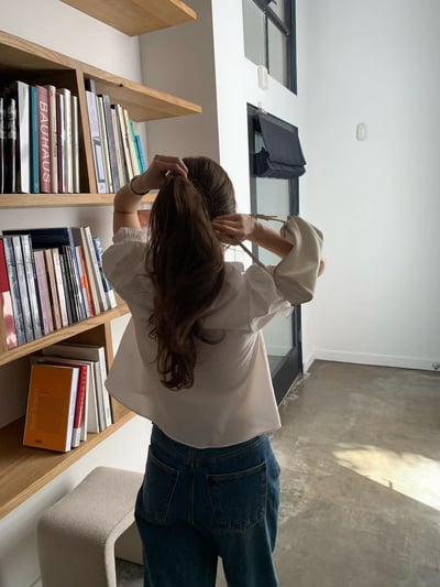 W6成團！《ounce》本周最推lace荷葉邊花苞袖襯衫12