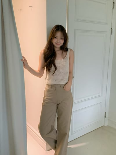 早鳥價開團中！《平價韓貨》針織鏤空背心5