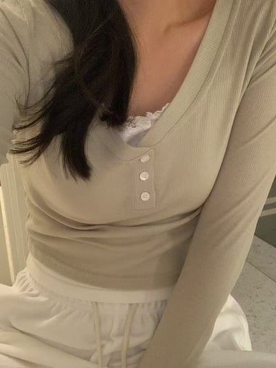 W5成團！《小清新》button T+ lace vest2