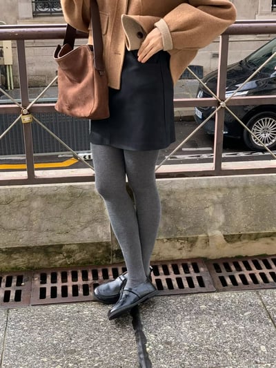 黑色s現貨！《V家》許願不停短裙斷貨就來件打底短褲5