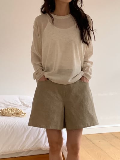 W7成團！《b家》作舊感後鬆緊短褲9