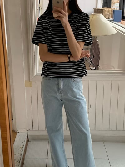 W6成團！《花語家》超Q彈條紋T回歸!(推新色高級gray)16