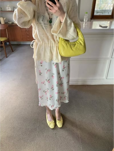 早鳥價開團中！《小資湊免運》後鬆緊花瓣下擺半裙4