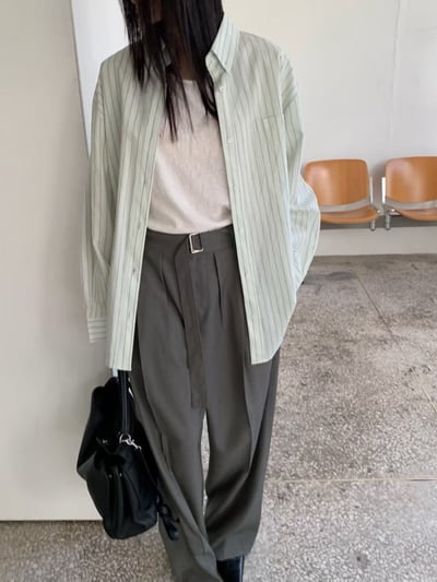 W6成團！《簡約俐落》小黃瓜襯衫回歸啦5