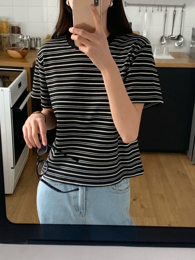 W6成團！《花語家》超Q彈條紋T回歸!(推新色高級gray)20